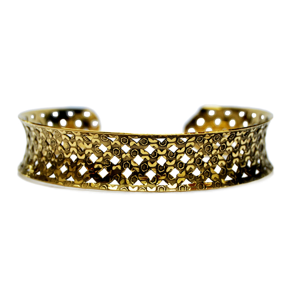 Gypsy brass bracelet