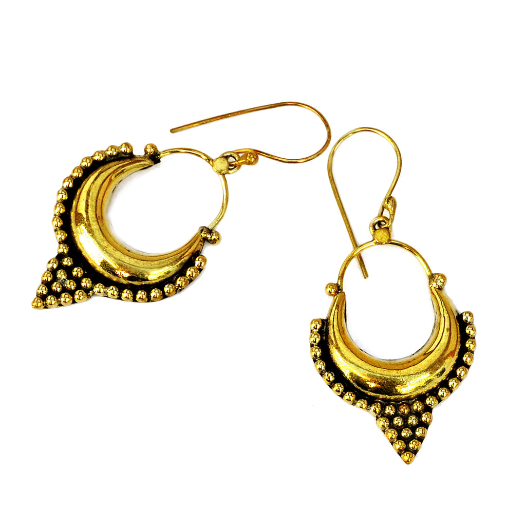 Indian gypsy hoop earrings 