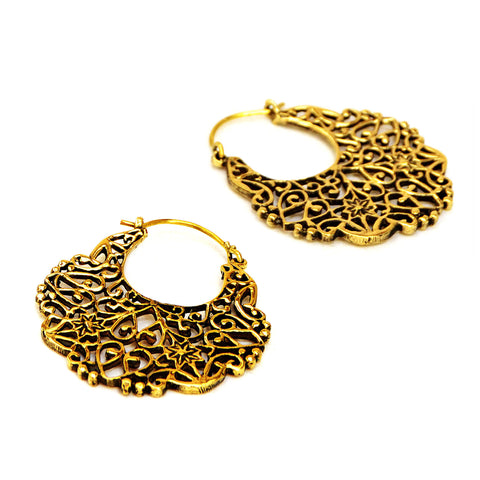 Boho floral earrings 