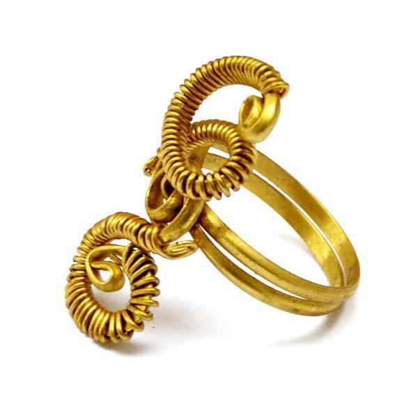 Gold foot ring