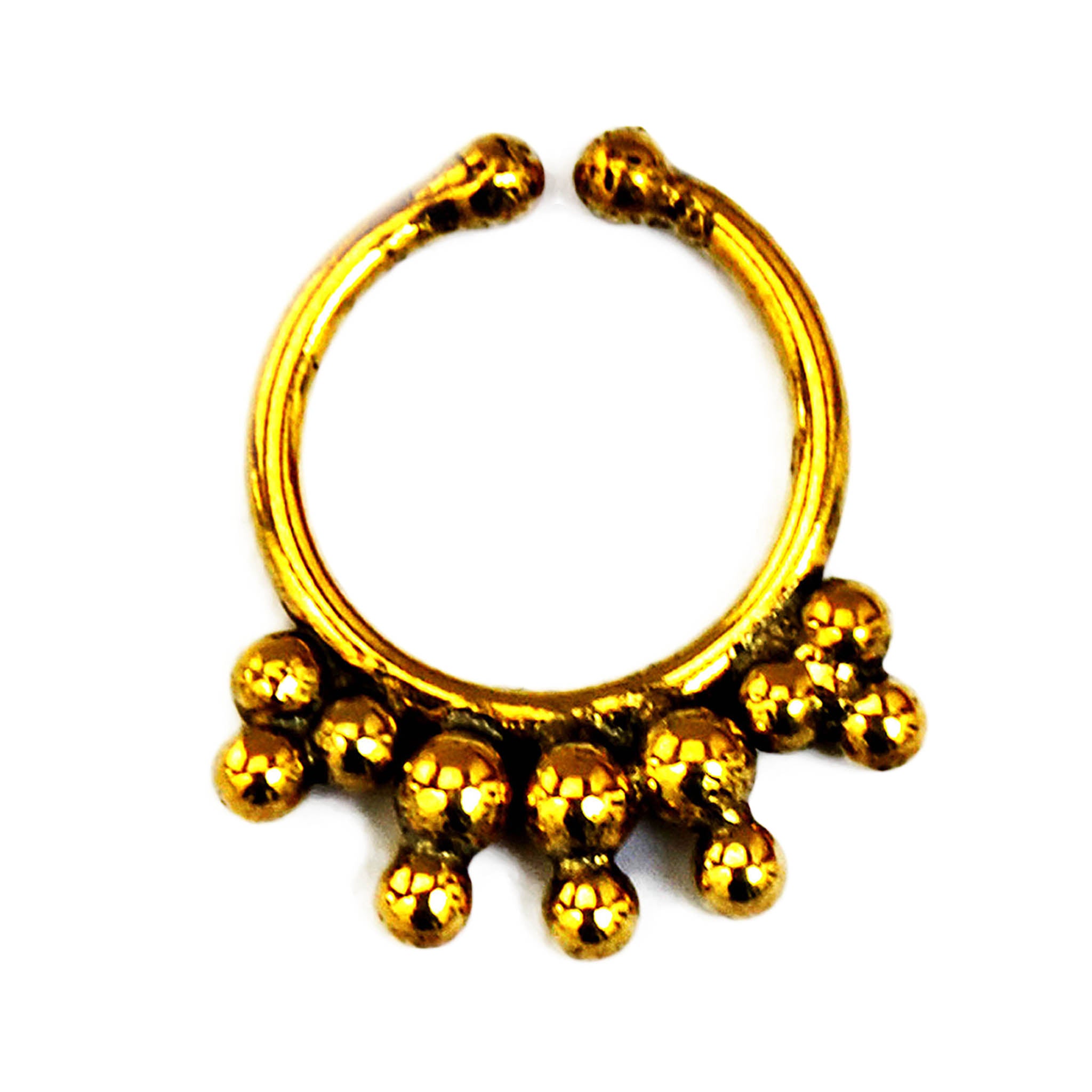Gold nose ring