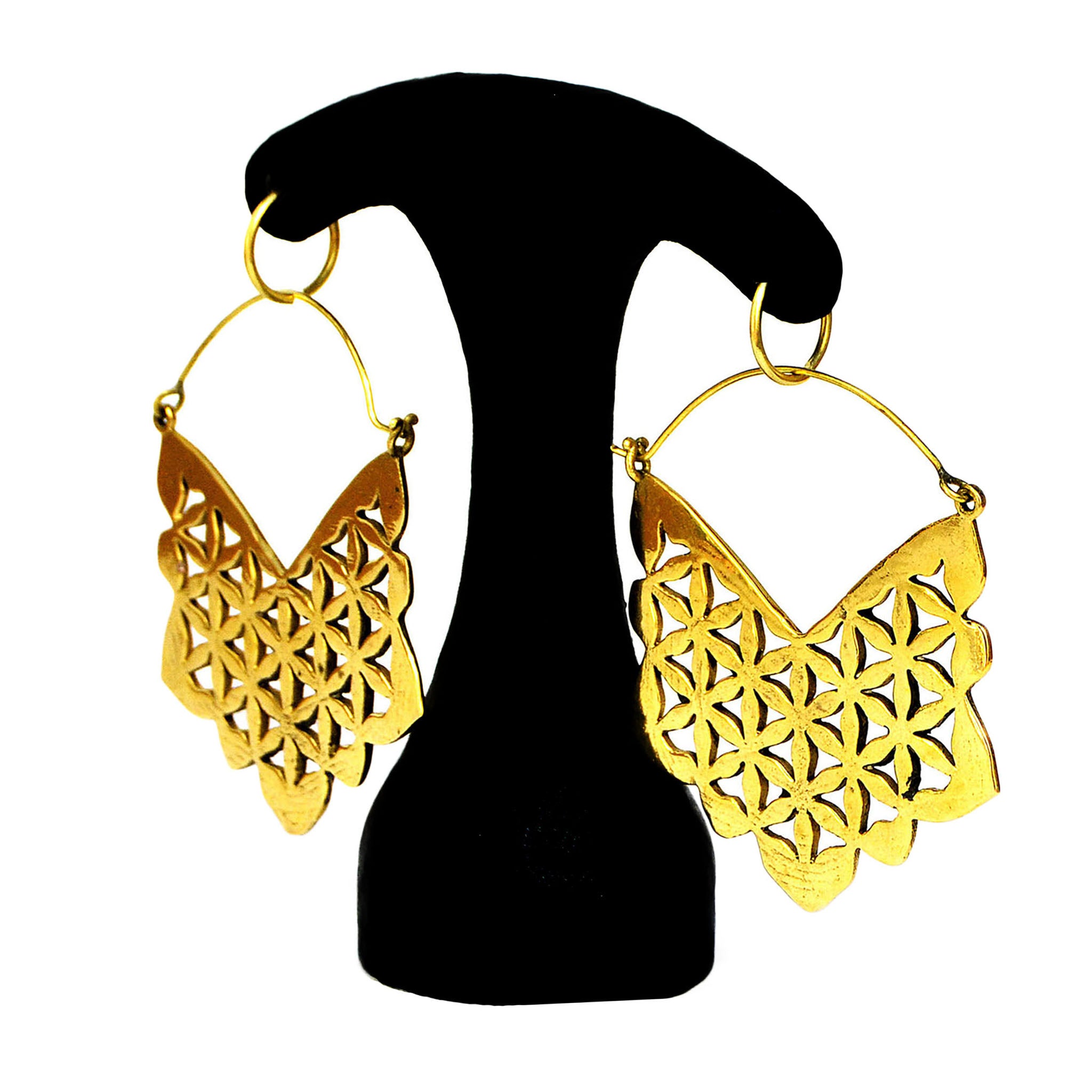Tribal geometric earrings