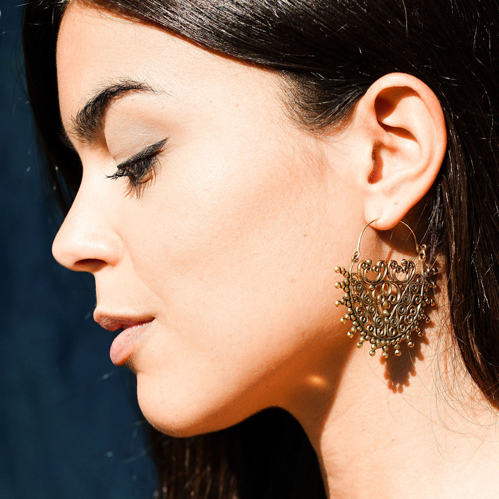 Indian tribal earrings 