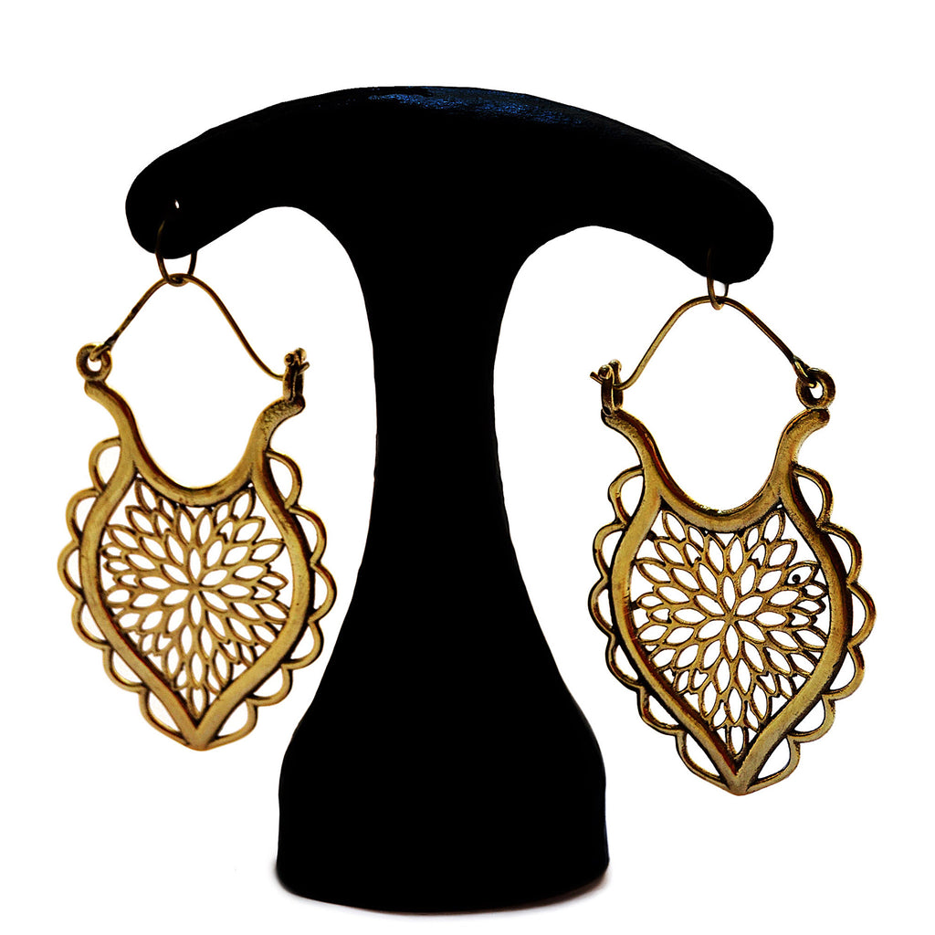 Ornate indian earrings