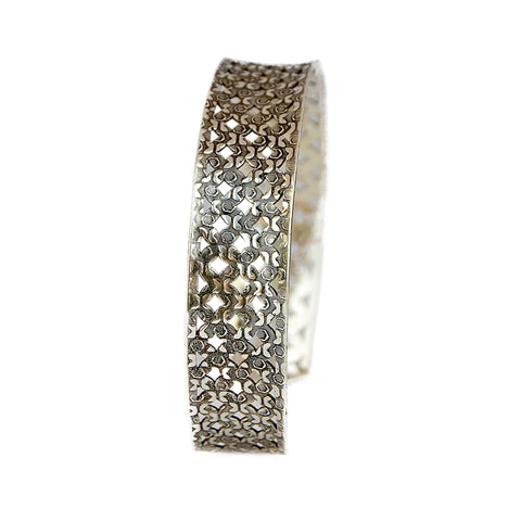Gypsy silver bracelet