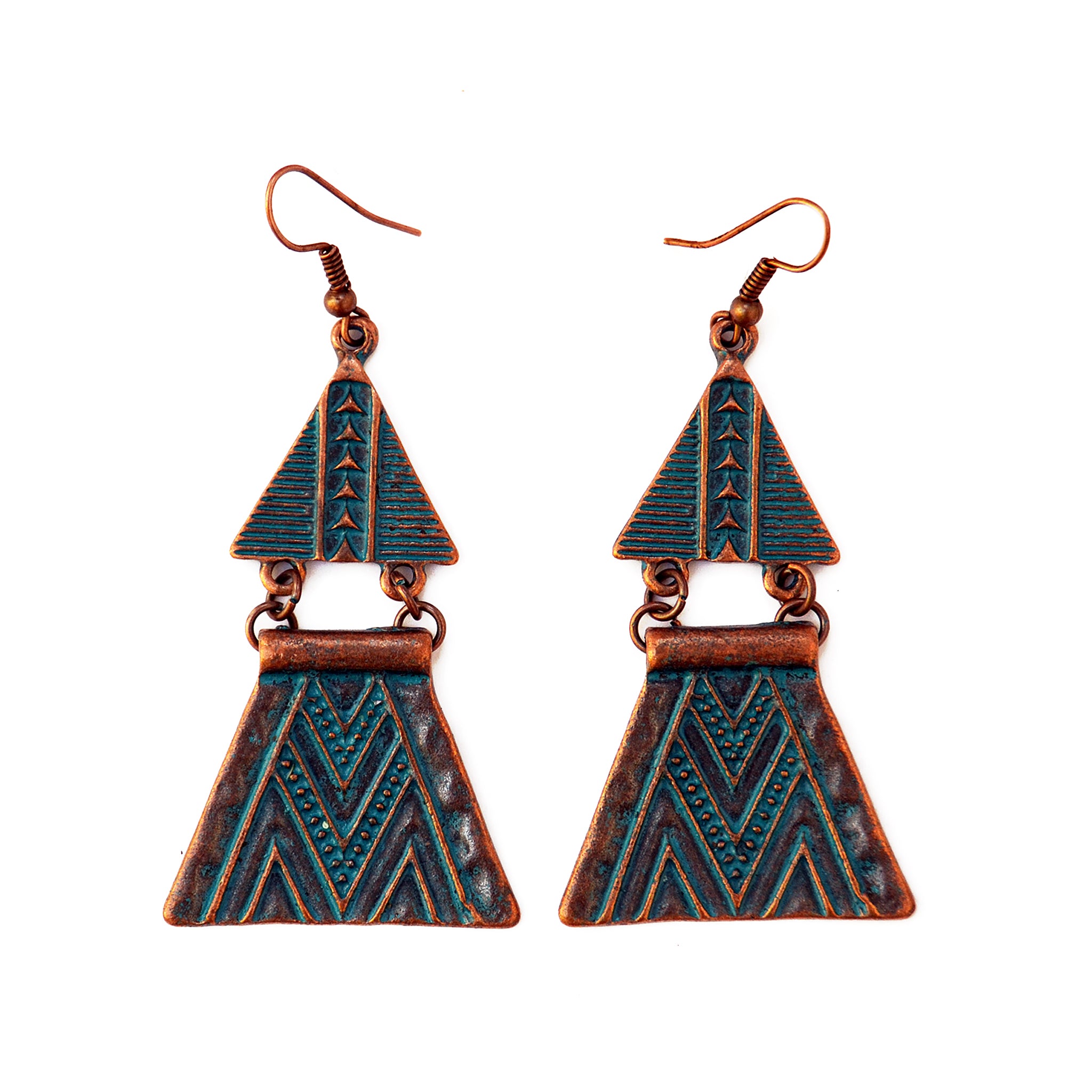 Bohemian aztec earrings