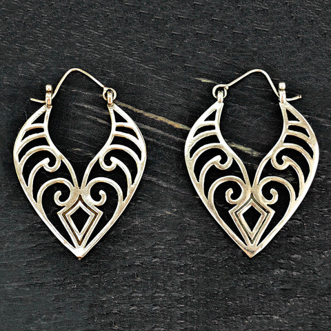 Tribal maori earrings